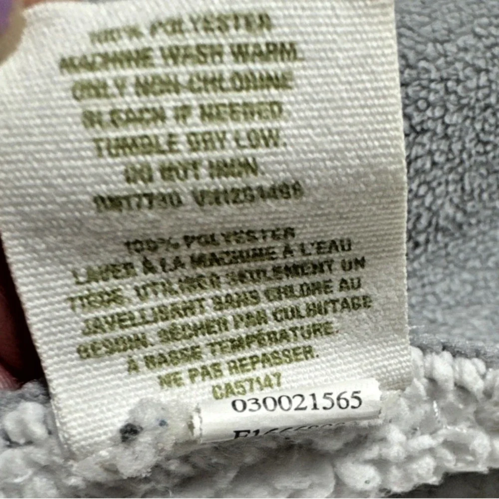 Circo Gray White Polka Dot Plush Baby Blanket Lovey Sherpa Back 40 x 30
